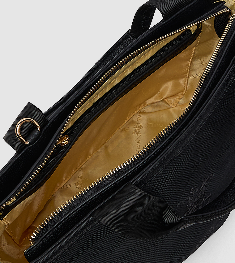 Logo Embroidered Mini Tote Bag
