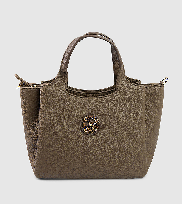 Logo Detail Satchel Bag