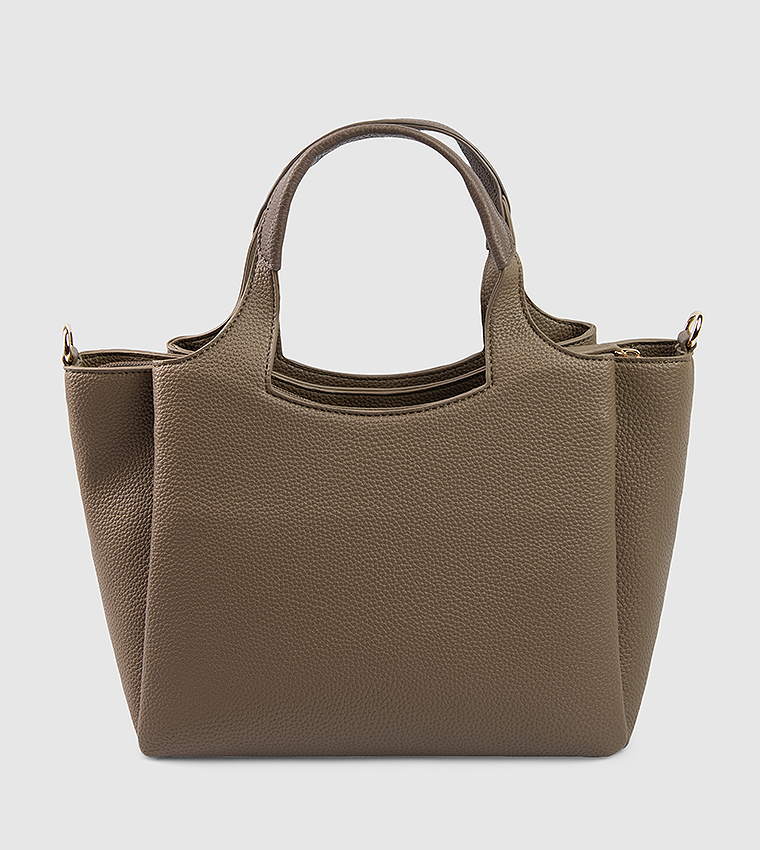 Logo Detail Satchel Bag