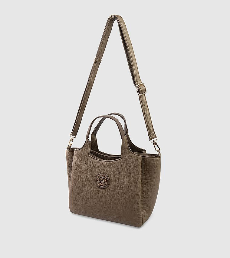 Logo Detail Satchel Bag