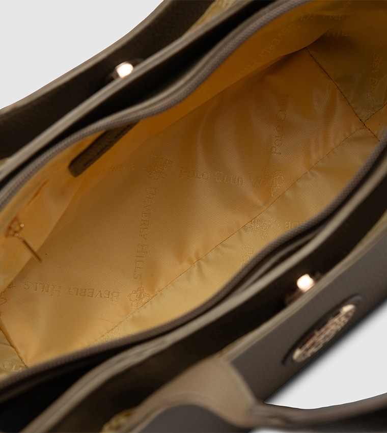 Logo Detail Satchel Bag