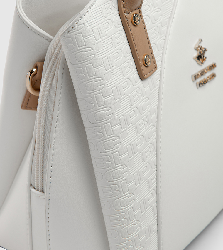 Textured Satchel Bag