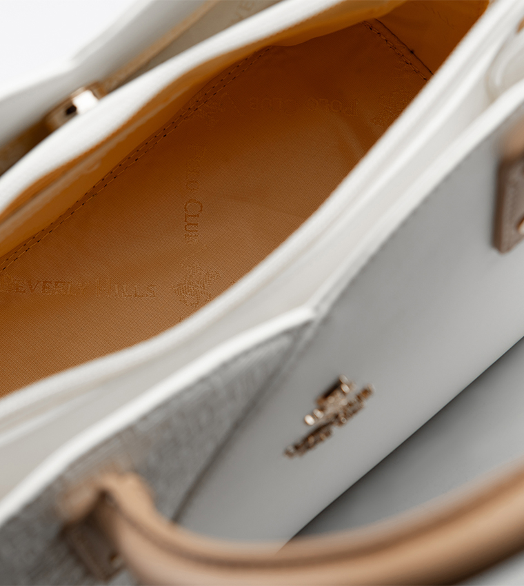 Textured Satchel Bag