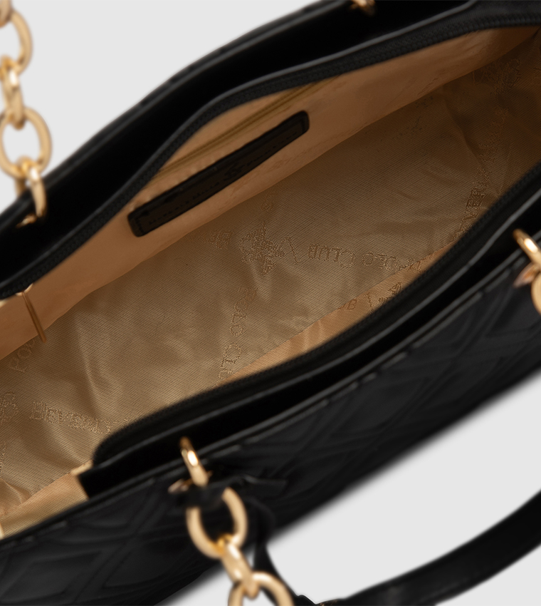 Quilted Satchel Bag