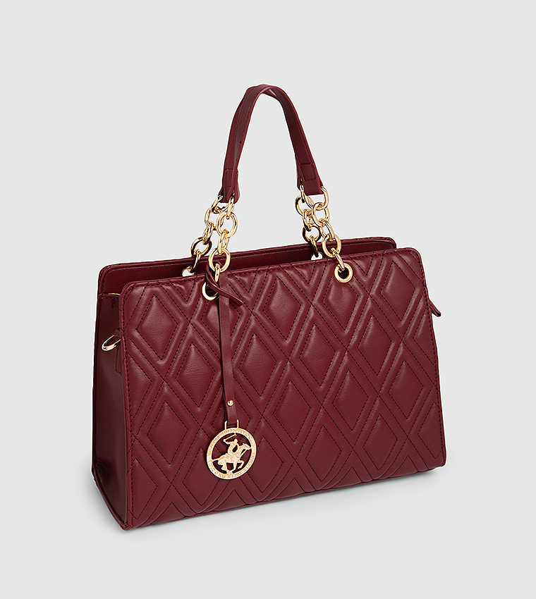 Quilted Satchel Bag