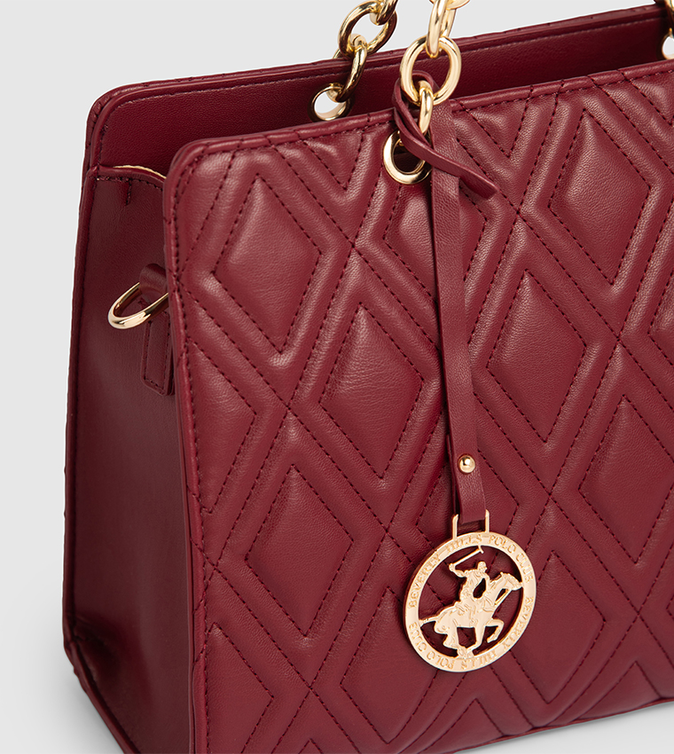 Quilted Satchel Bag
