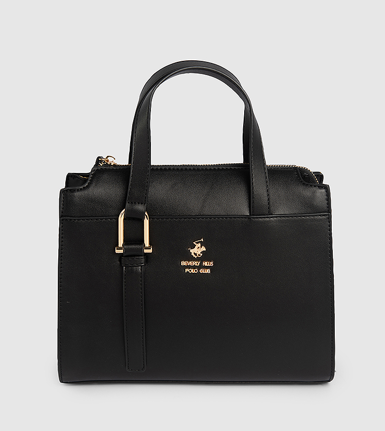 Textured Satchel Bag