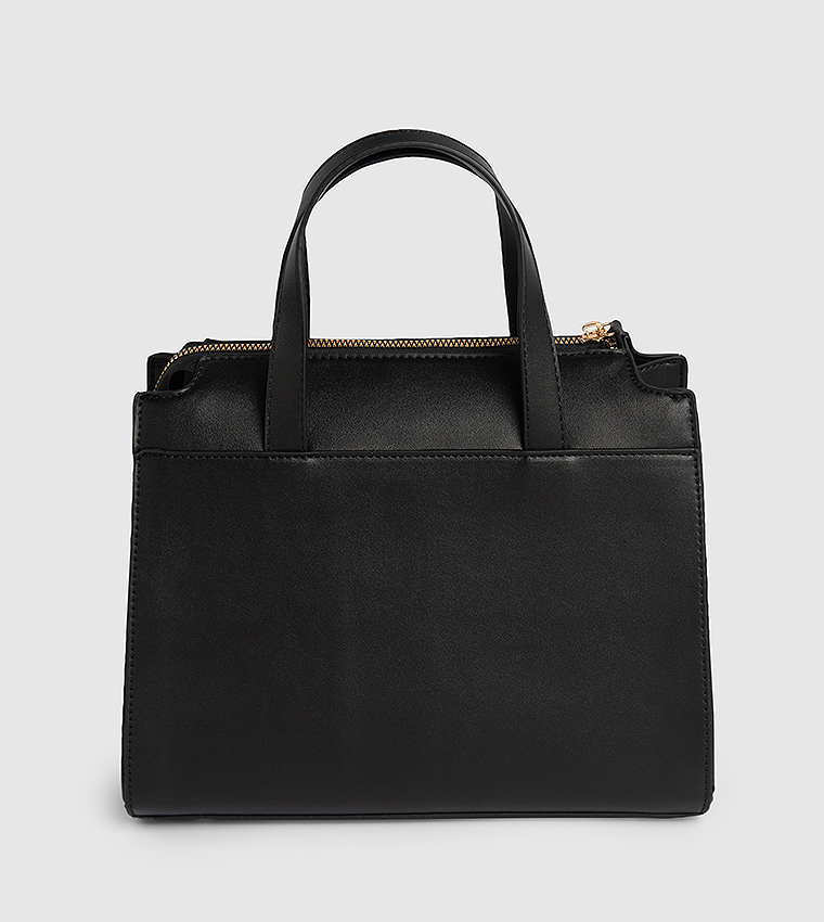 Textured Satchel Bag