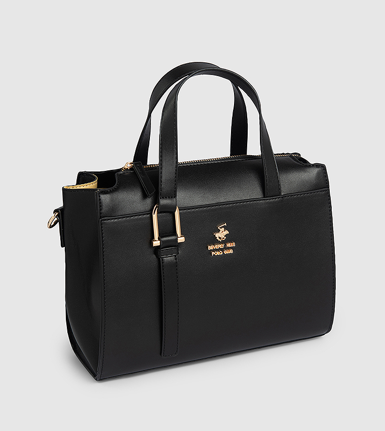 Textured Satchel Bag