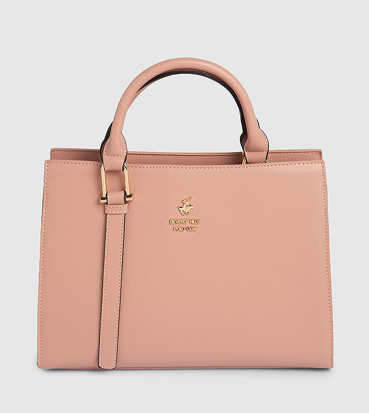 Textured Satchel Bag