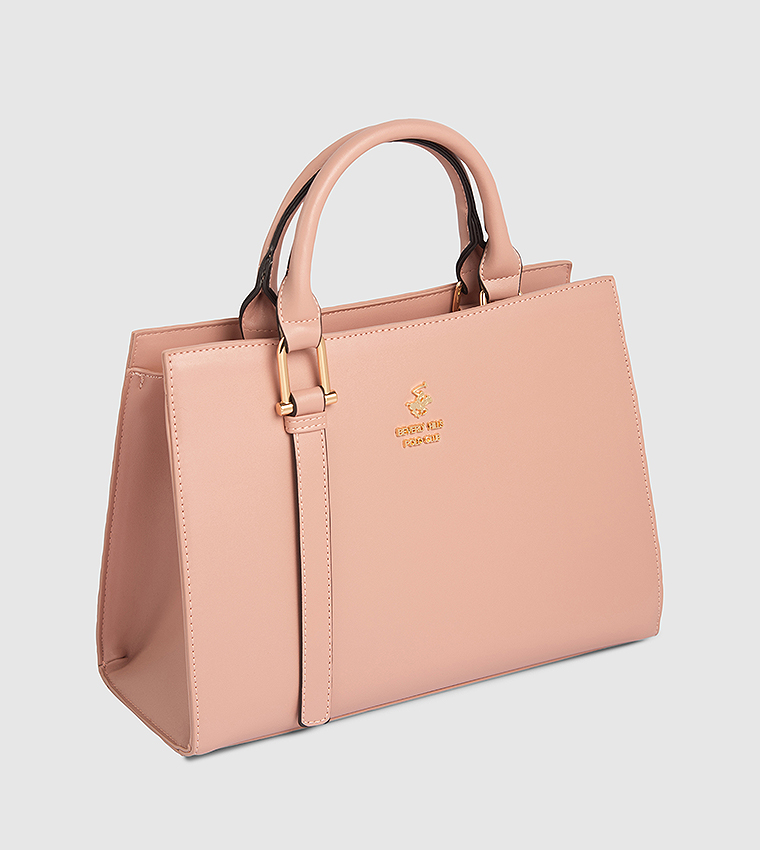 Textured Satchel Bag