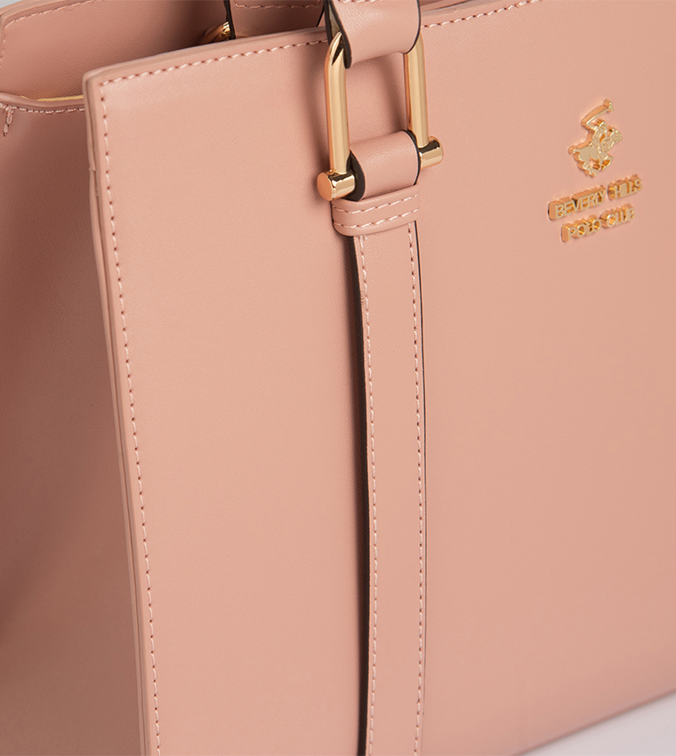 Textured Satchel Bag