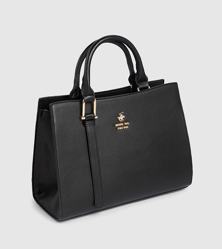 Textured Satchel Bag