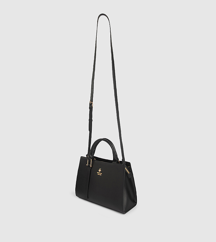 Textured Satchel Bag