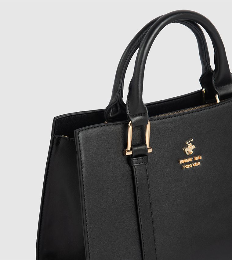 Textured Satchel Bag