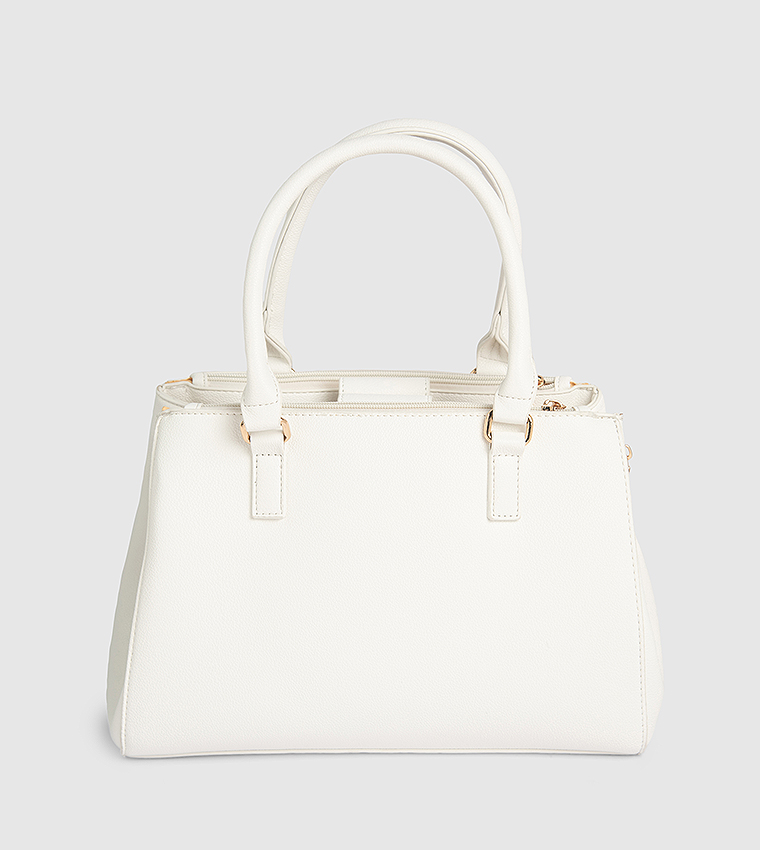 Logo Detail Satchel Bag