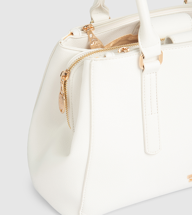 Logo Detail Satchel Bag