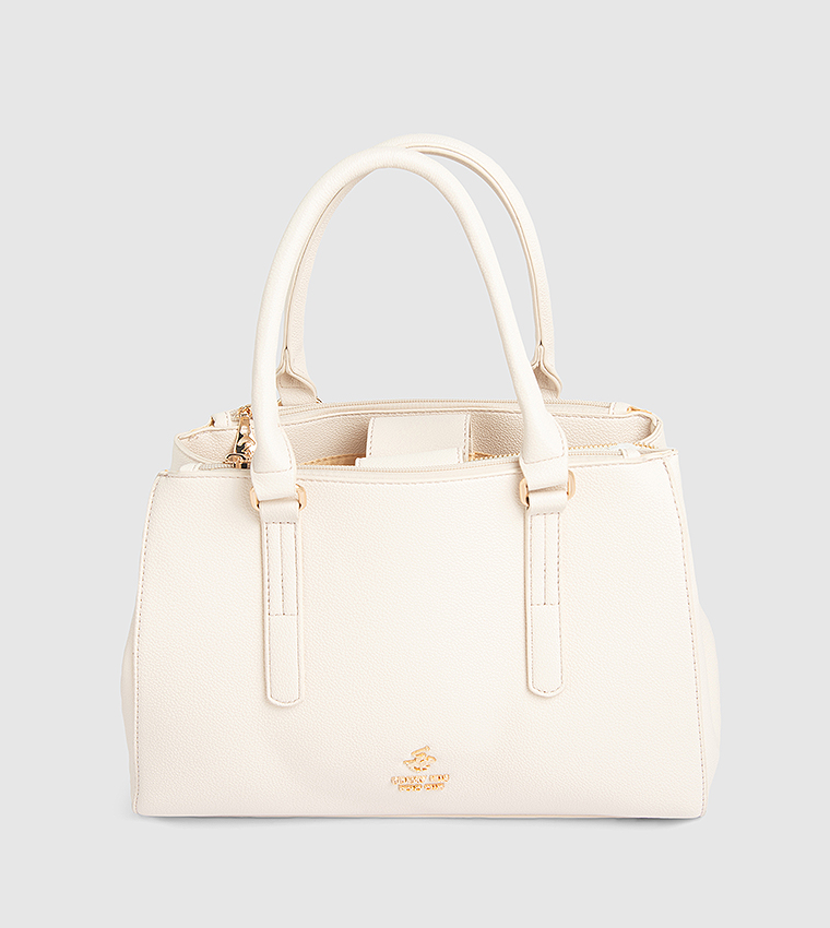 Logo Detail Satchel Bag