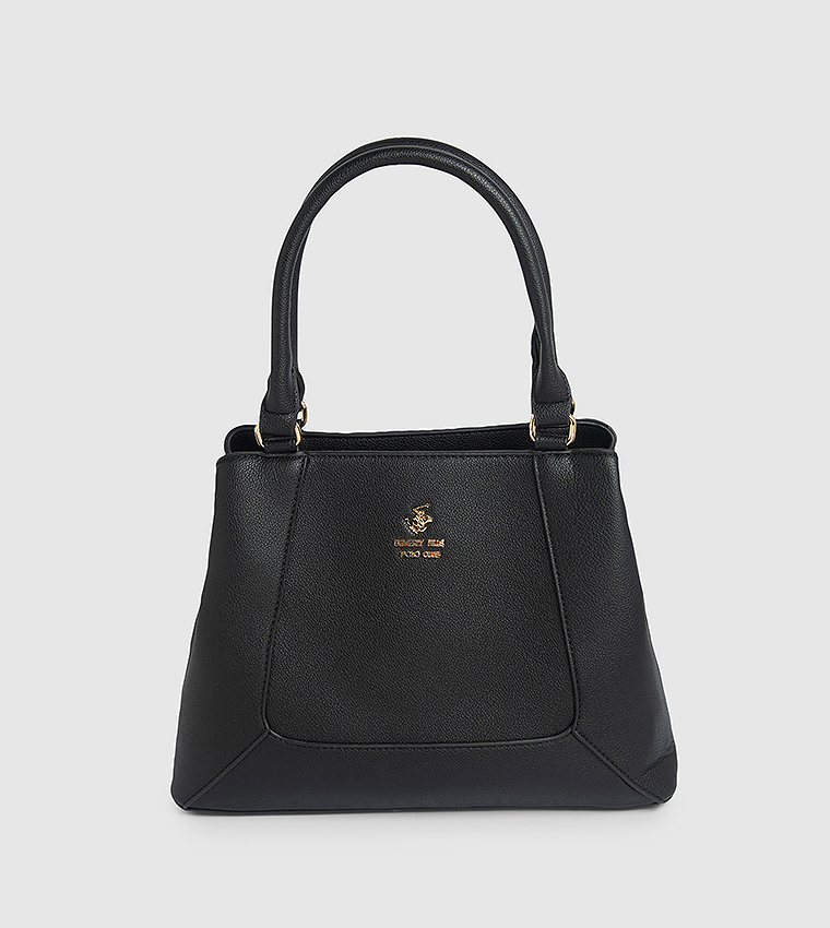 Textured Satchel Bag