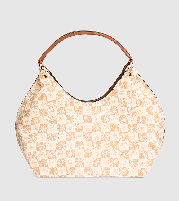 Monogram Patterned Shoulder Bag