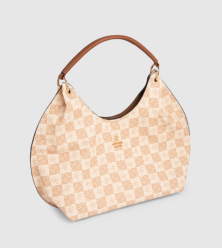 Monogram Patterned Shoulder Bag