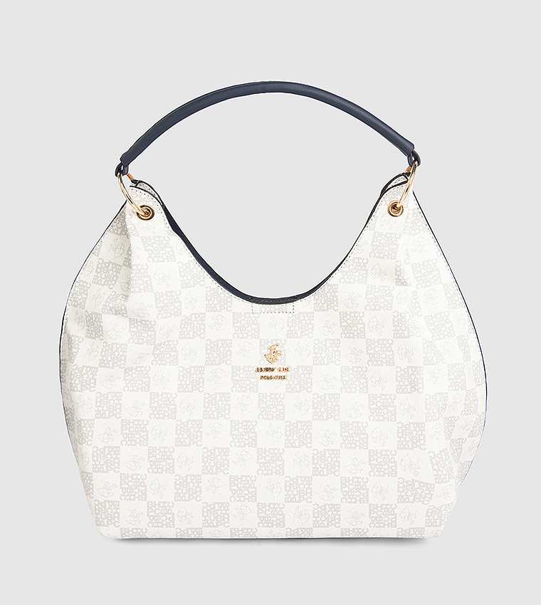 Monogram Patterned Shoulder Bag