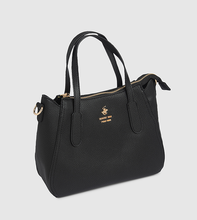Logo Detail Satchel Bag