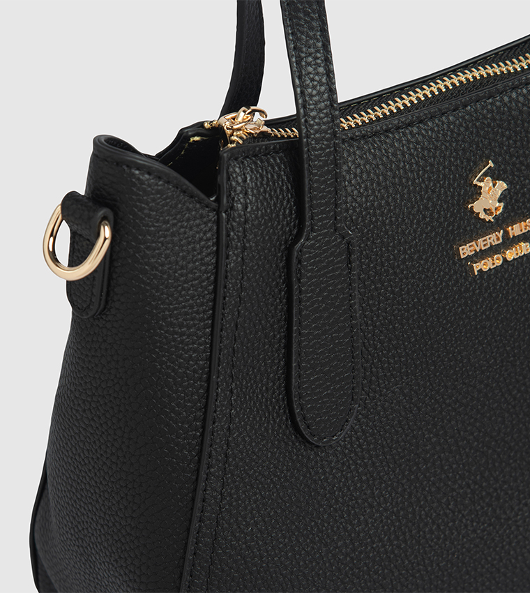 Logo Detail Satchel Bag