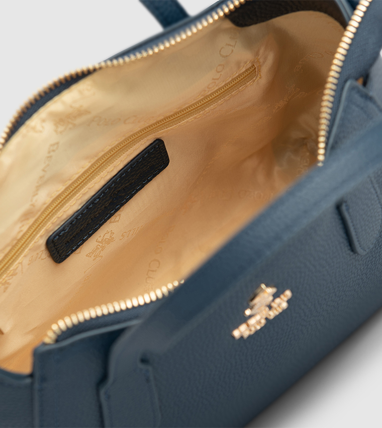 Logo Detail Satchel Bag