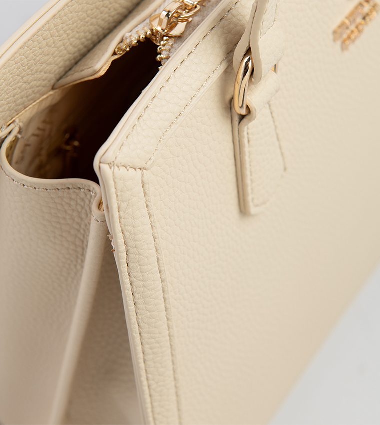 Textured Satchel Bag