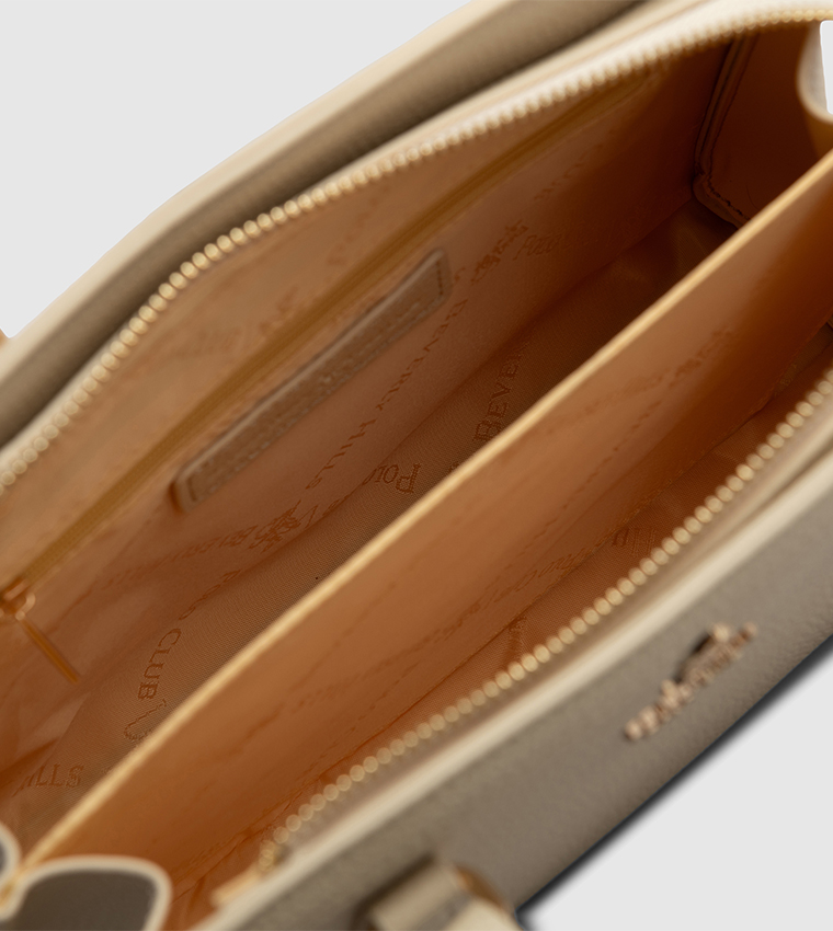 Textured Satchel Bag