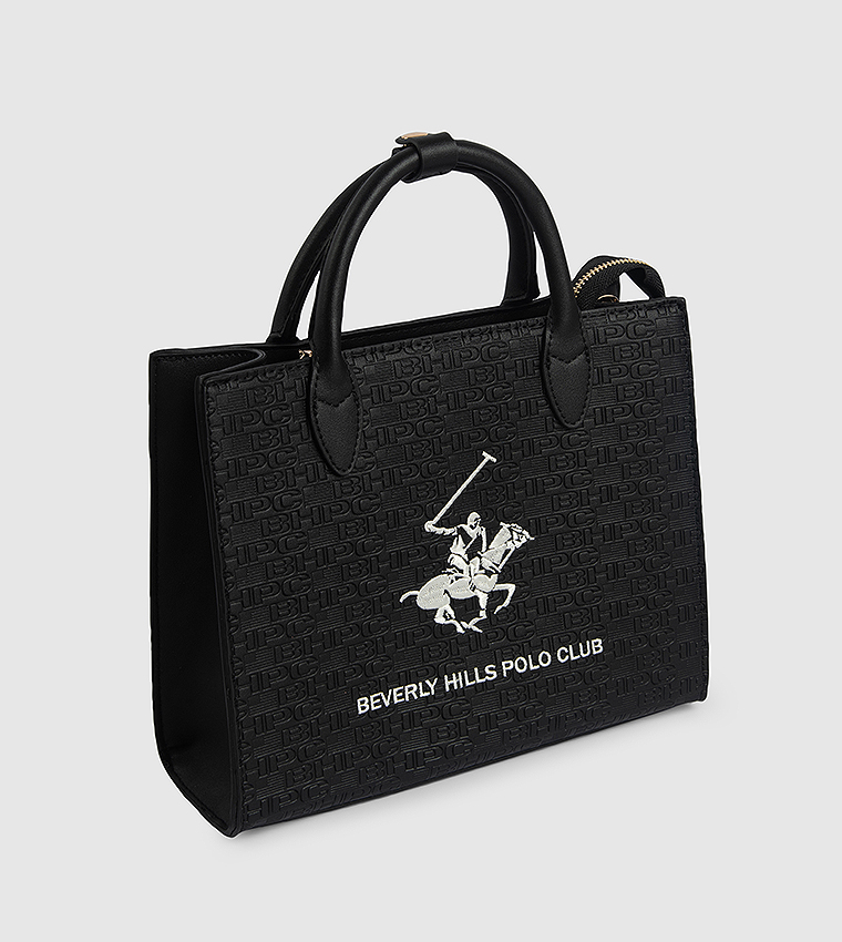 Logo Embroidered Mini Tote Bag