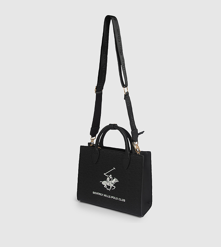 Logo Embroidered Mini Tote Bag