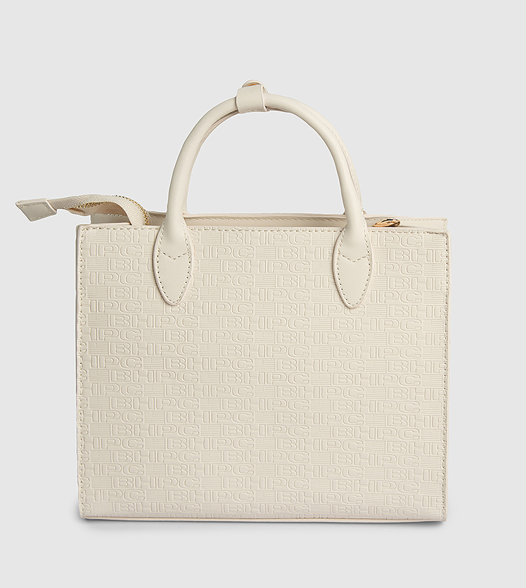 Logo Embroidered Mini Tote Bag