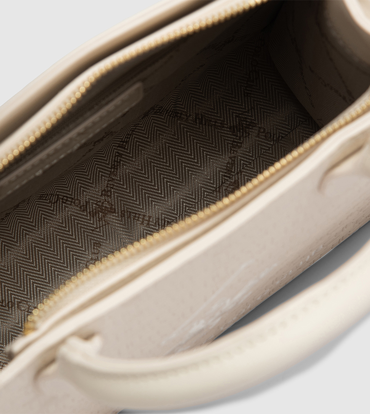 Logo Embroidered Mini Tote Bag