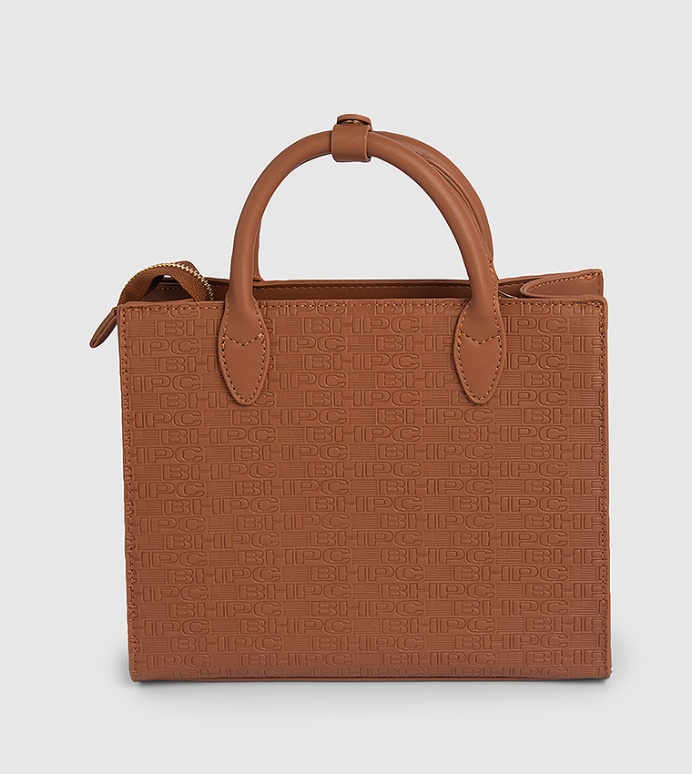 Logo Embroidered Mini Tote Bag