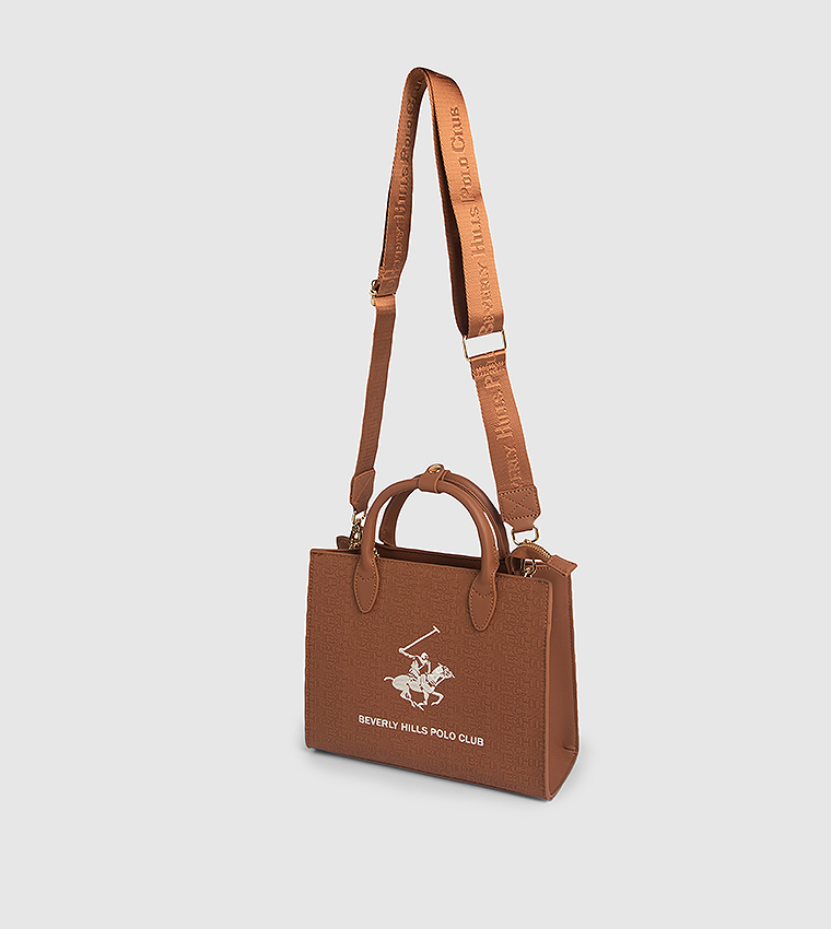 Logo Embroidered Mini Tote Bag