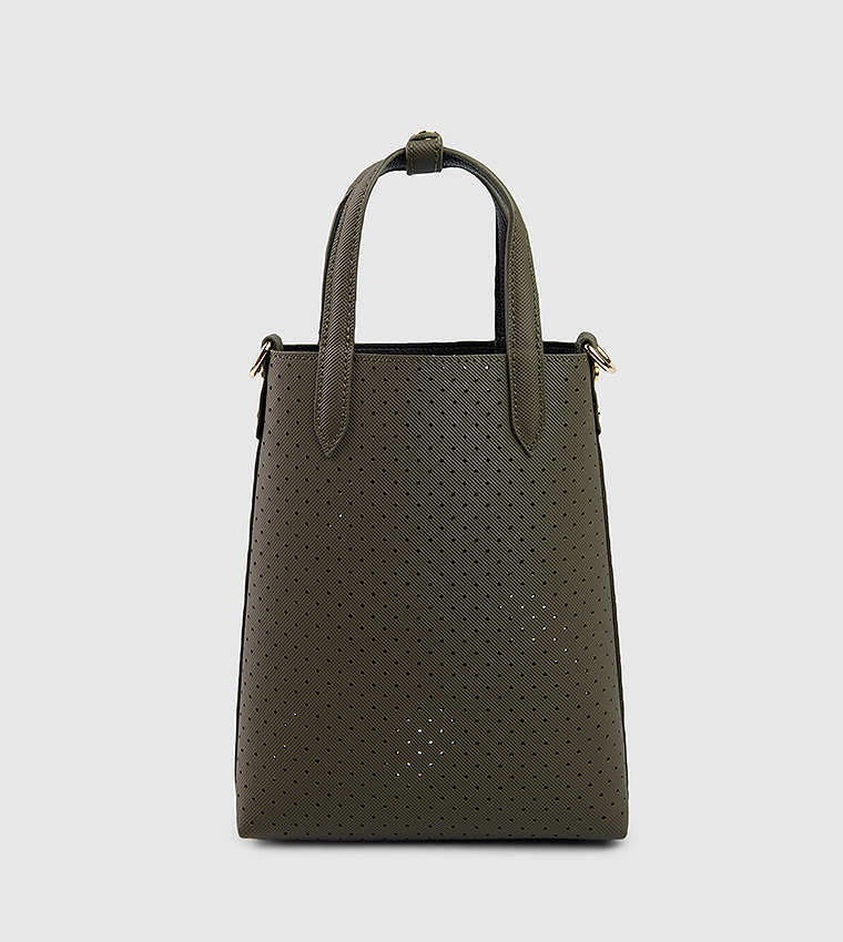 Logo Appliqued Mini Tote Bag