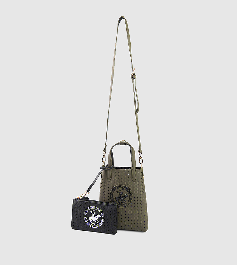 Logo Appliqued Mini Tote Bag