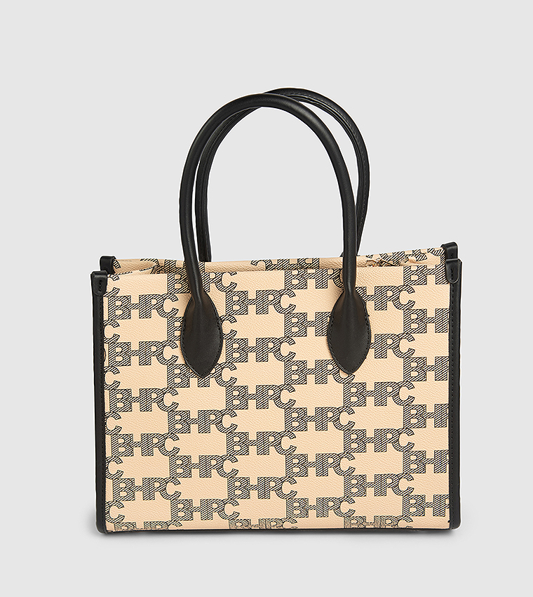 Monogram Patterned Tote Bag
