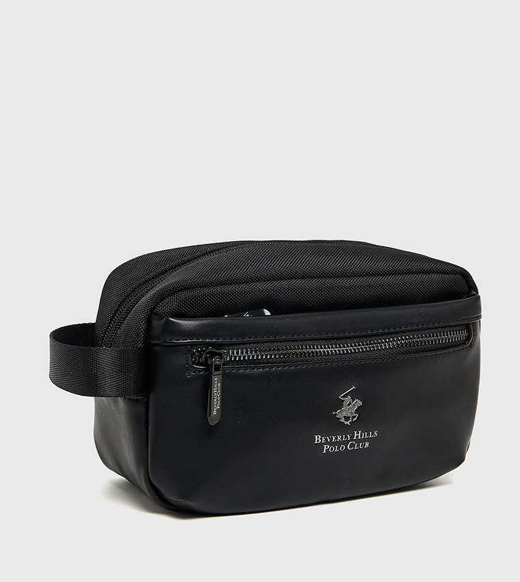 Textured Front Pocket Toiletry Bag