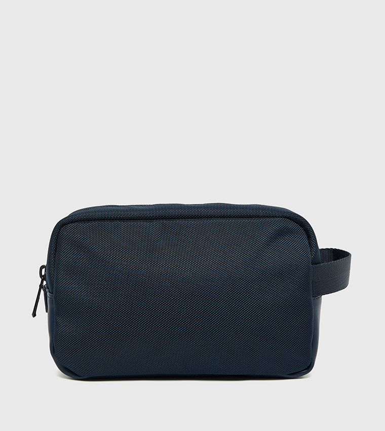 Textured Front Pocket Toiletry Bag
