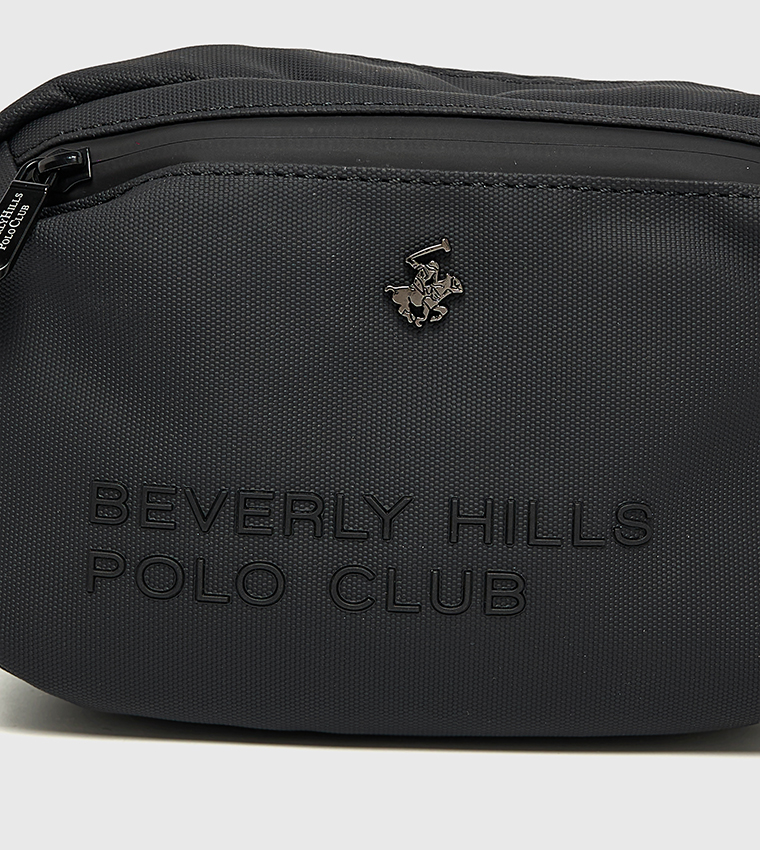 Logo Detail Toiletry Bag with Side Strap