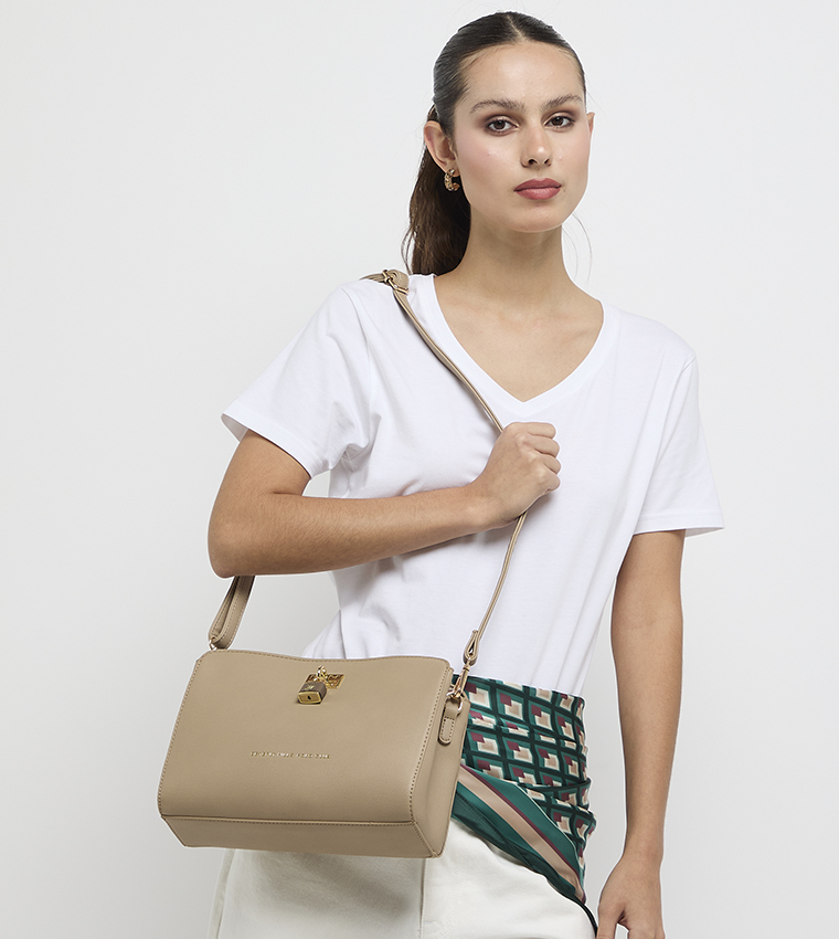 Textured Crossbody Bag