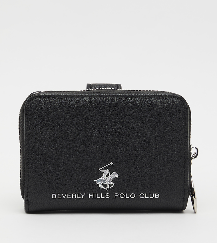 Logo Detail Zip-Around Wallet