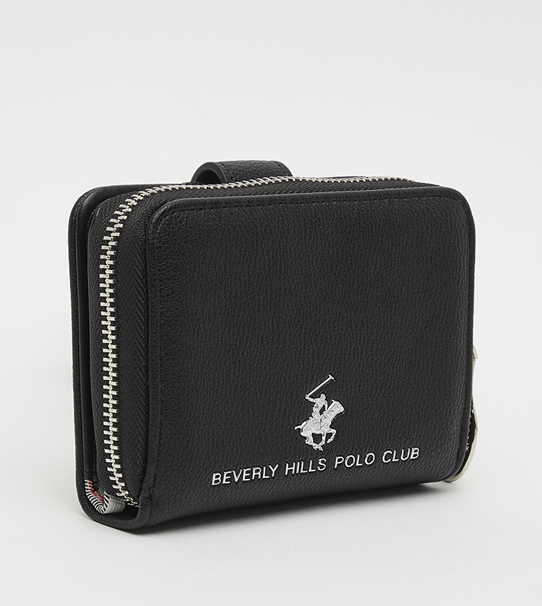 Logo Detail Zip-Around Wallet