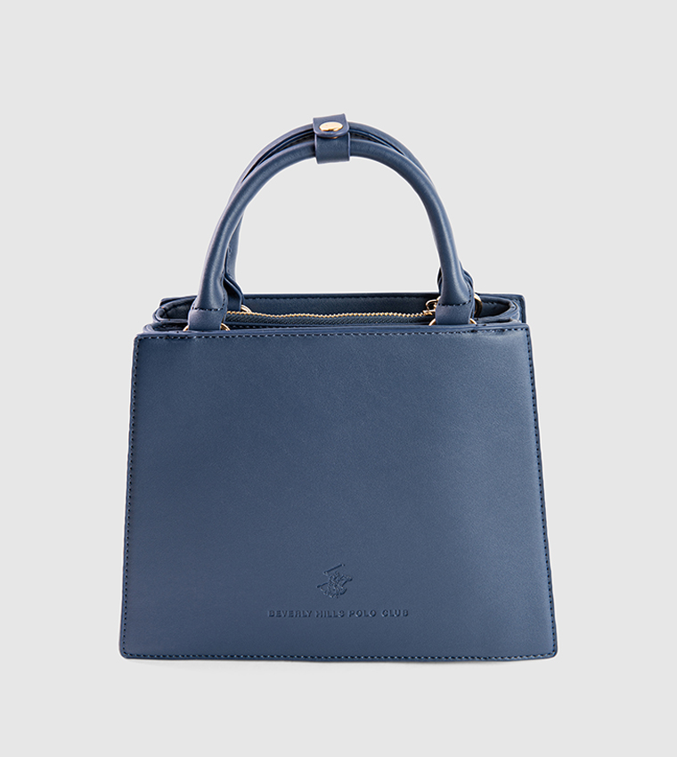 Color Block Satchel Bag