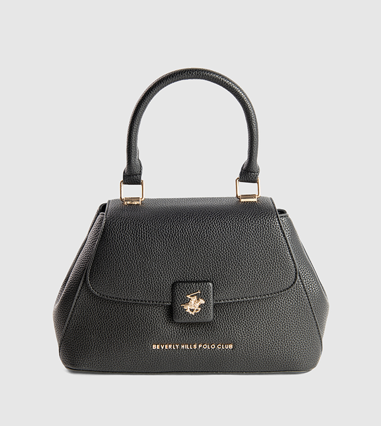 Textured Top Handle Bag