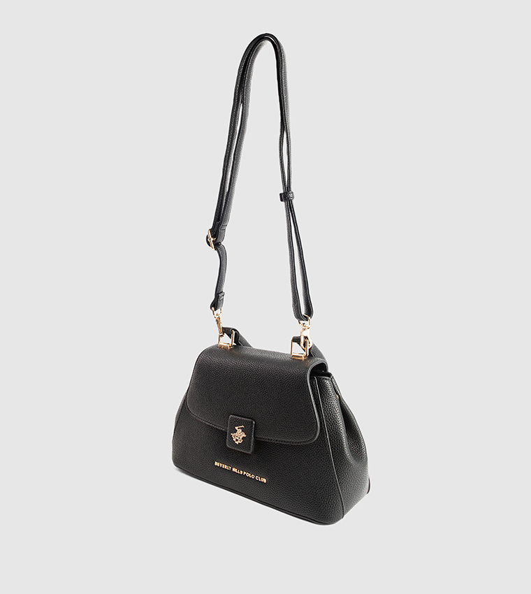 Textured Top Handle Bag