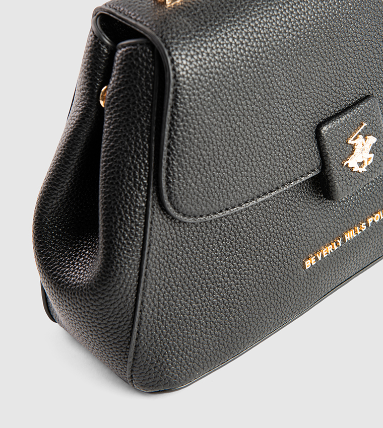 Textured Top Handle Bag